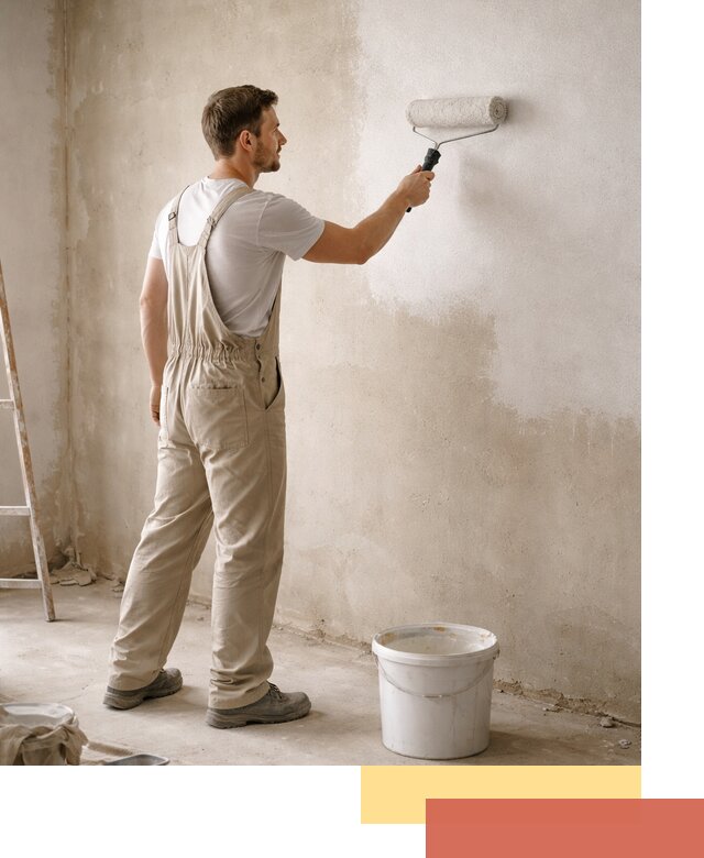 Грунтовка стен под отделку в Электростали профессиональным раствором