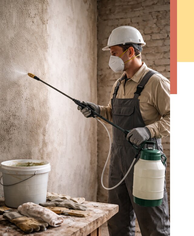 Антисептическая обработка стен в Электростали от 1216 руб. — быстро и недорого | ОТДЕЛОЧНИК-Элк