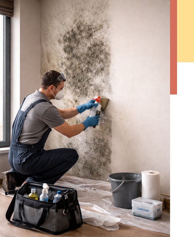 Удаление плесени со стен в Электростали от 2178 руб. — быстро и недорого | ОТДЕЛОЧНИК-Элк