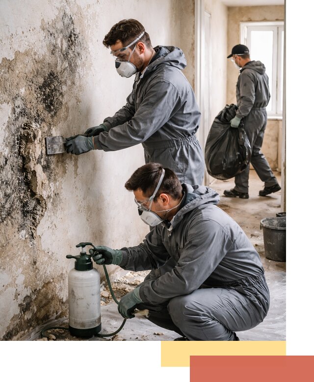 Удаление плесени со стен профессионально в Электростали