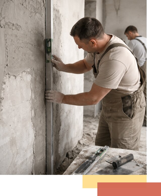 Установка штукатурных маяков в Электростали с гарантией качества