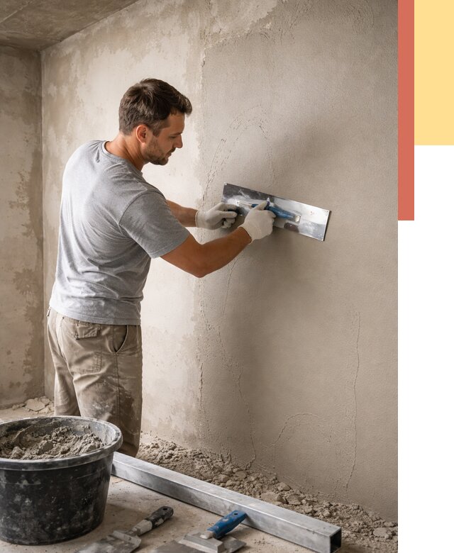 Штукатурка стен без маяков в Электростали от 7294 руб/м2 — услуги и цена | ОТДЕЛОЧНИК-Элк