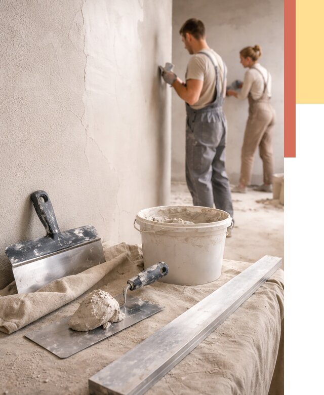 Штукатурка стен гипсовая в Электростали от 4559 руб/м2 — быстро и недорого | ОТДЕЛОЧНИК-Элк