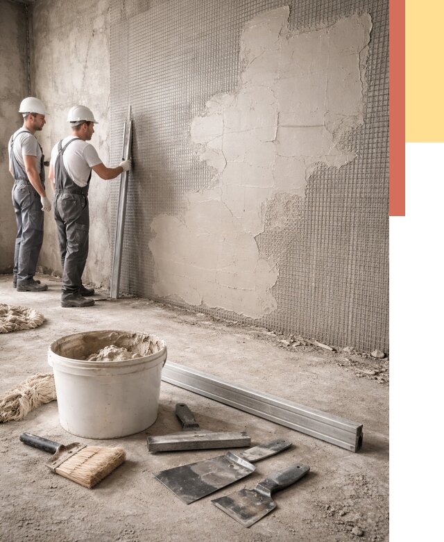 Штукатурка стен по сетке в Электростали от 5572 руб./м2 — быстро и недорого | ОТДЕЛОЧНИК-Элк