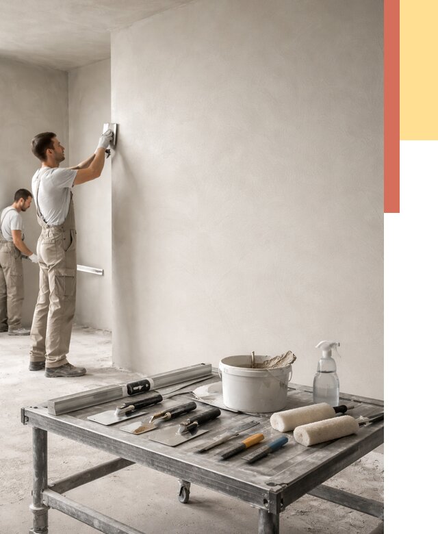 Штукатурка стен под покраску в Электростали от 4559 руб./м² — качественно и недорого | ОТДЕЛОЧНИК-Элк