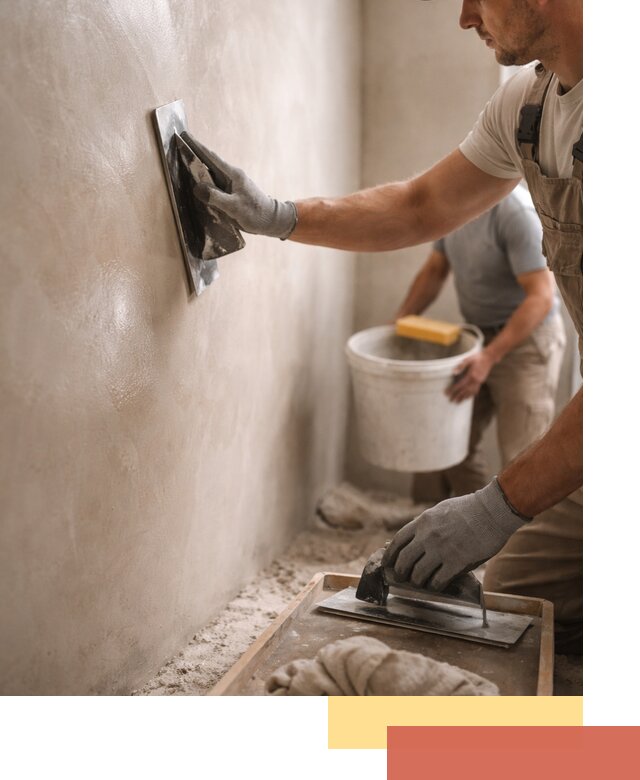 Нанесение марокканской штукатурки таделакт в Электростали