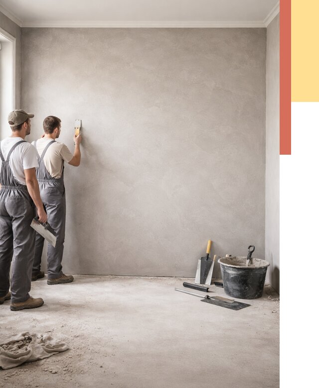 Микробетон на стены в Электростали от 1266 руб. — нанесение и отделка | ОТДЕЛОЧНИК-Элк