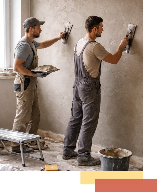 Ремонт декоративной штукатурки и восстановление фактуры в Электростали