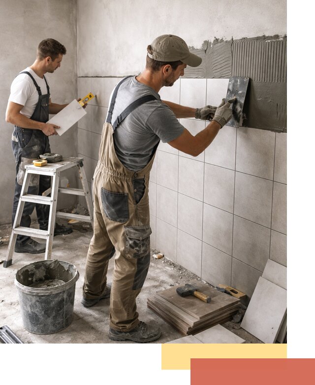 Укладка плитки на стены в Электростали профессионально и надежно