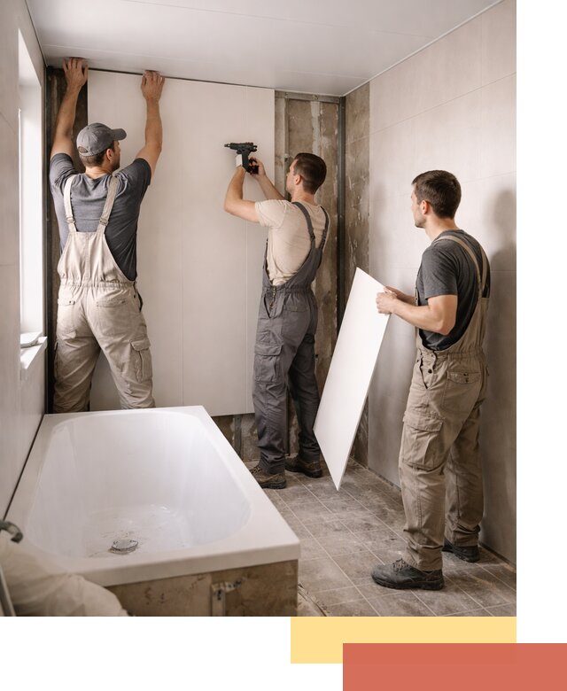 Отделка ванной панели ПВХ профессионально в Электростали