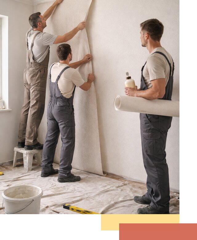 Оклейка стен обоями в Электростали — качественно и профессионально