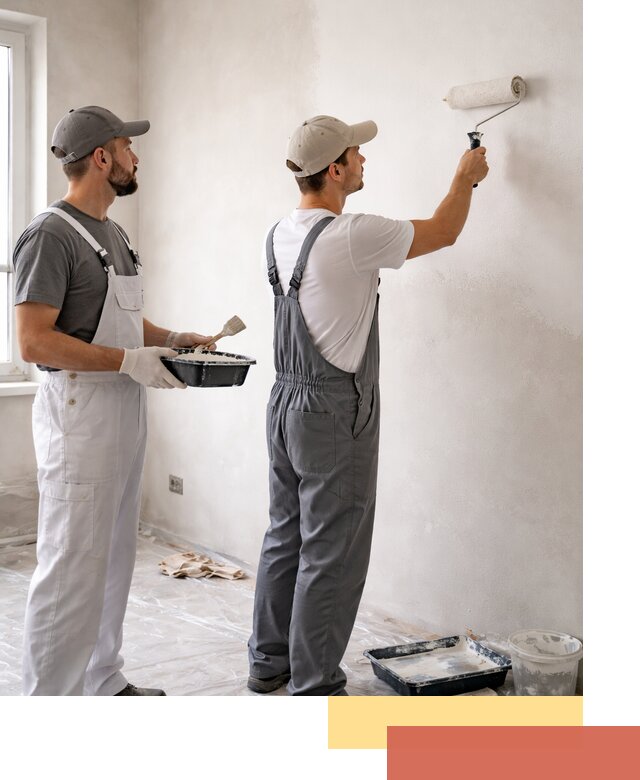 Покраска стен водоэмульсионной краской в Электростали