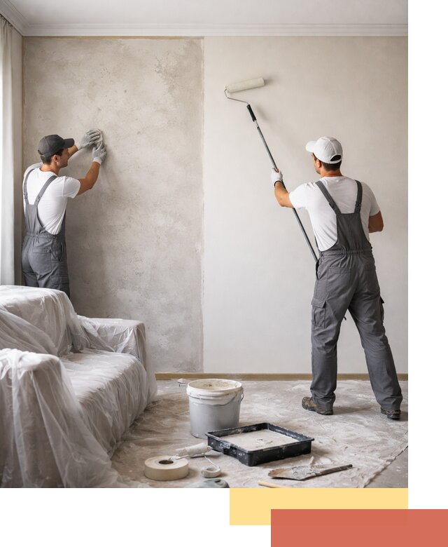 Покраска стен антивандальной краской в Электростали