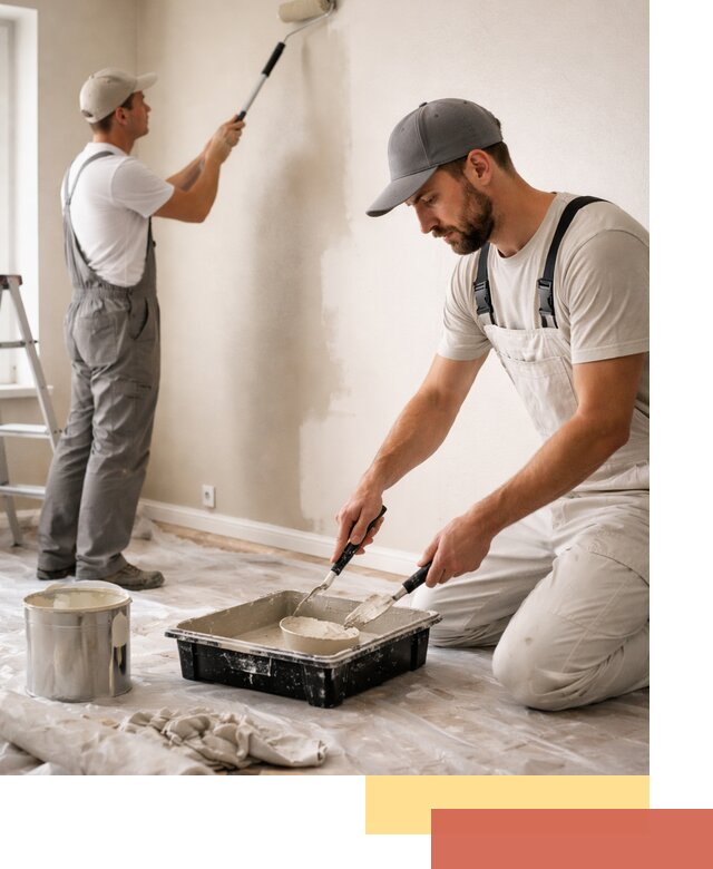 Покраска стен в квартире в Электростали — профессионально и аккуратно