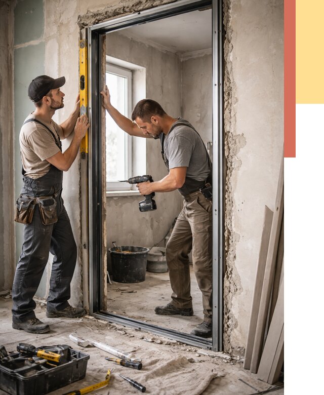 Закладка дверного проема в Электростали от 3546 руб. — быстро и недорого | ОТДЕЛОЧНИК-Элк