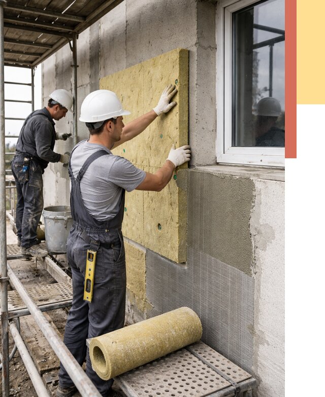 Утепление стен в Электростали от 4356 руб. под ключ — быстро и недорого | ОТДЕЛОЧНИК-Элк