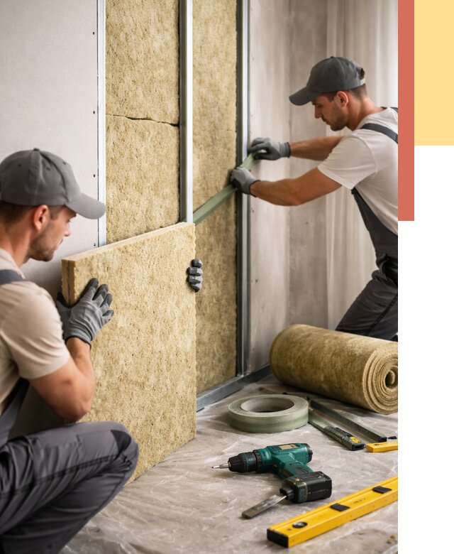 Шумоизоляция стен в Электростали под ключ от 1874 руб. | ОТДЕЛОЧНИК-Элк