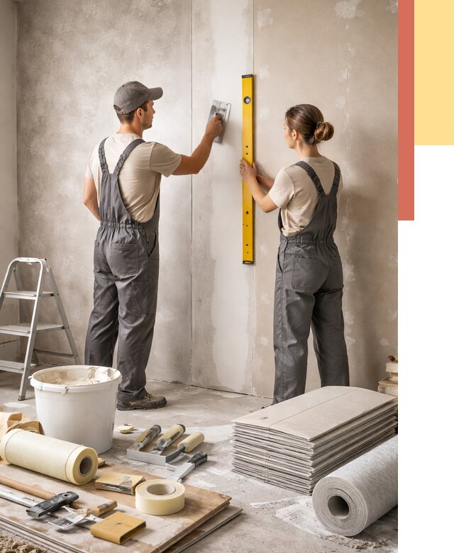 Отделка стен в Электростали от 1520 руб/м² — недорого, быстро, под ключ | ОТДЕЛОЧНИК-Элк