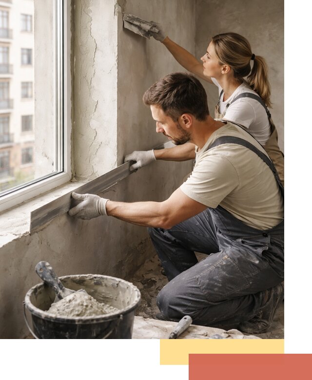 Штукатурка откосов дверей и окон профессионально в Электростали