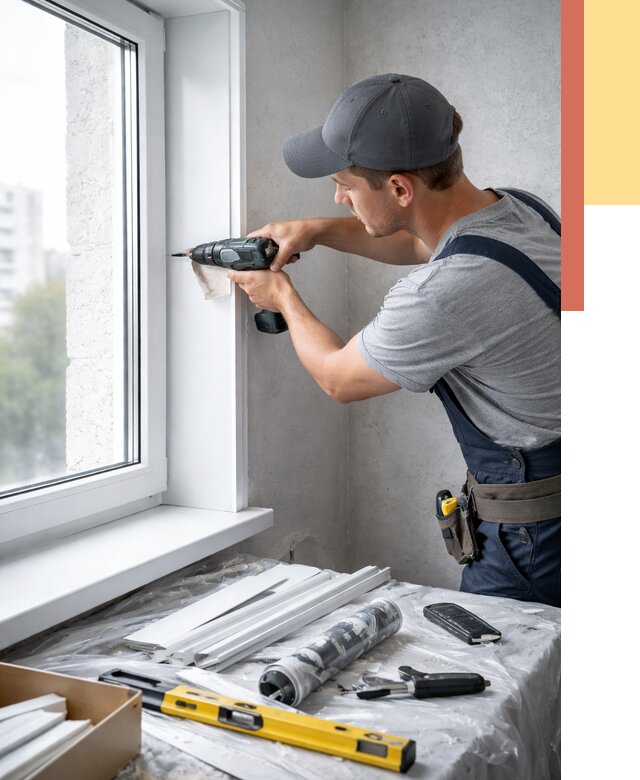 Установка пластиковых откосов в Электростали от 2279 руб. | ОТДЕЛОЧНИК-Элк монтаж, быстро и недорого