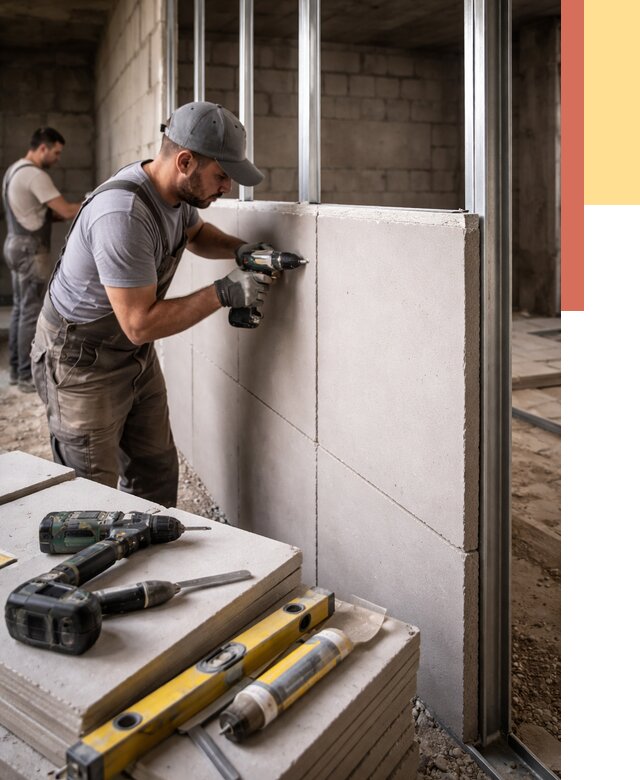 Кладка влагостойких перегородок ПГП в Электростали от 1216 руб. под ключ | ОТДЕЛОЧНИК-Элк