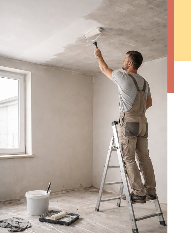 Грунтовка потолка в Электростали от 2533 руб. — быстро и недорого | ОТДЕЛОЧНИК-Элк