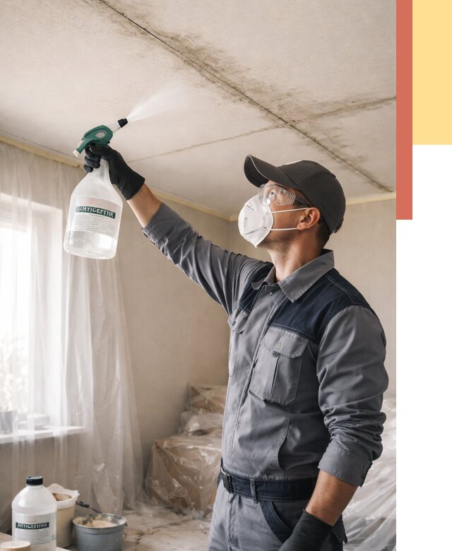 Антисептическая обработка потолка в Электростали от 2533 руб. | ОТДЕЛОЧНИК-Элк