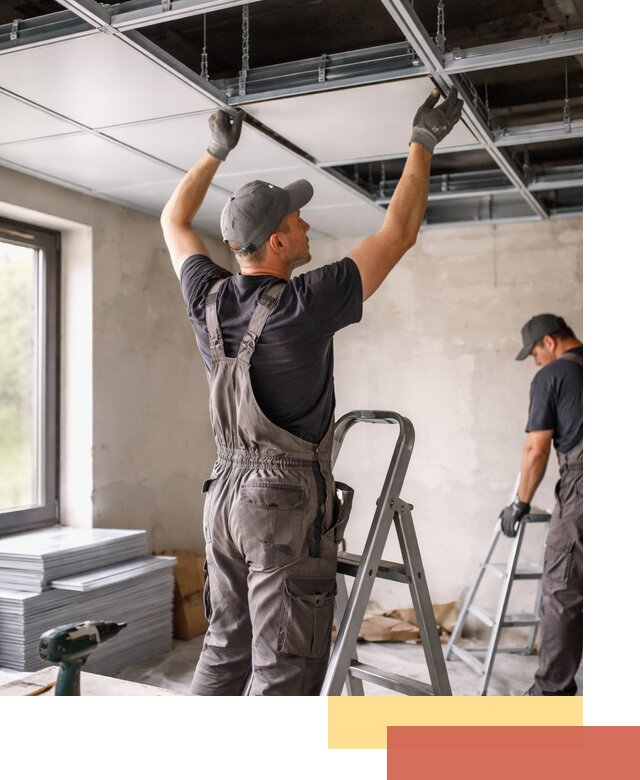 Монтаж кассетного потолка в Электростали качественно и быстро