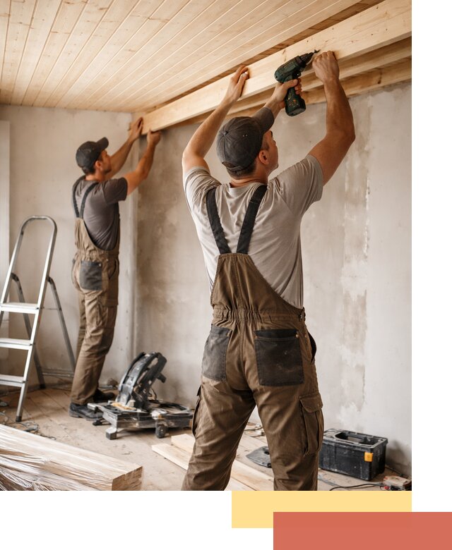 Монтаж потолка из вагонки в Электростали профессионально и аккуратно