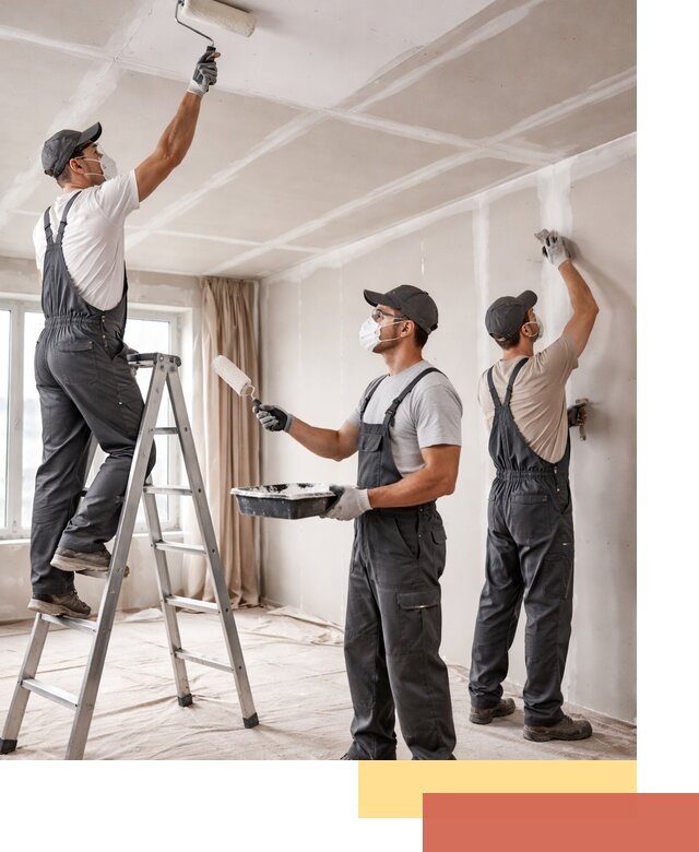 Покраска потолка из гипсокартона в Электростали качественно и недорого