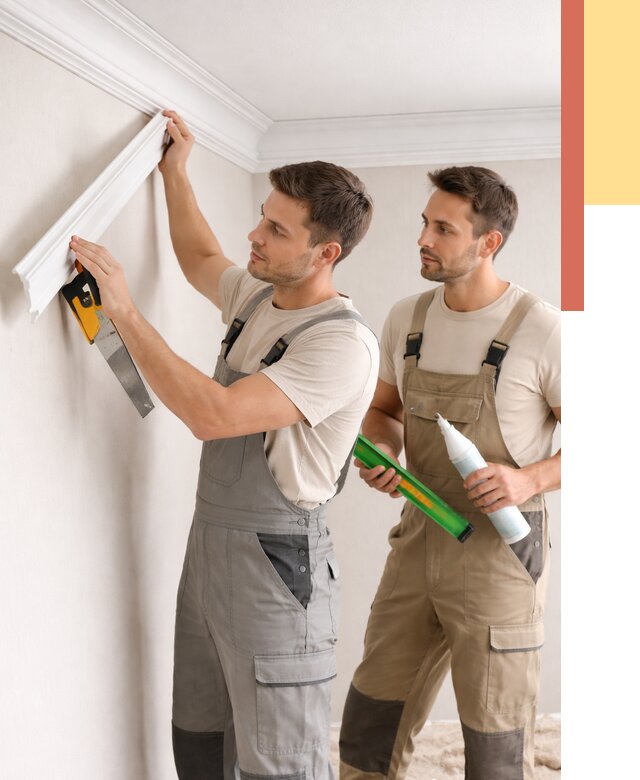 Монтаж потолочного плинтуса в Электростали от 2330 руб. — быстро и недорого | ОТДЕЛОЧНИК-Элк