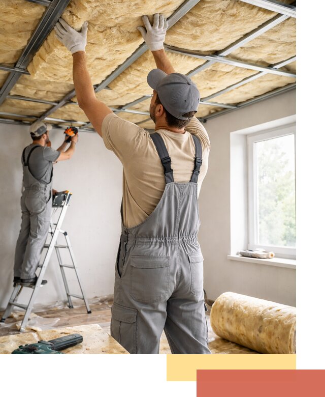 Утепление потолка под ключ в Электростали качественно и быстро