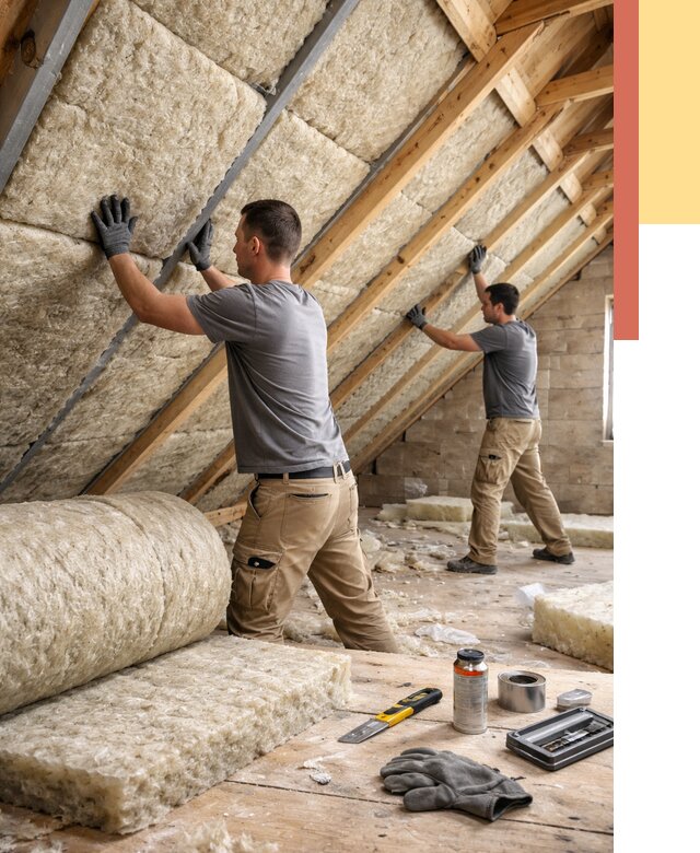 Утепление потолка минватой в Электростали от 1469 руб. — быстро и недорого | ОТДЕЛОЧНИК-Элк