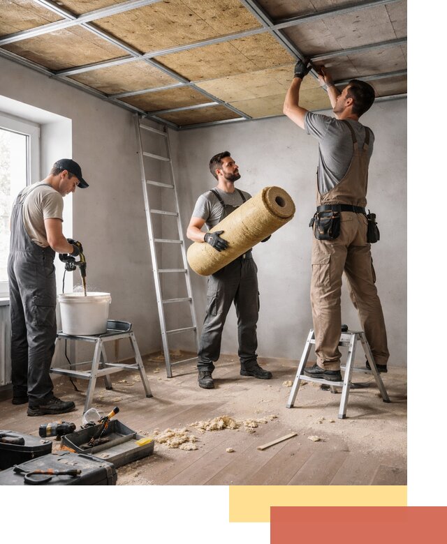 Шумоизоляция потолка в Электростали: профессиональный монтаж и отделка